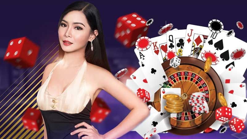Live baccarat table with dealer, cards, and betting layout on caipiao mobile